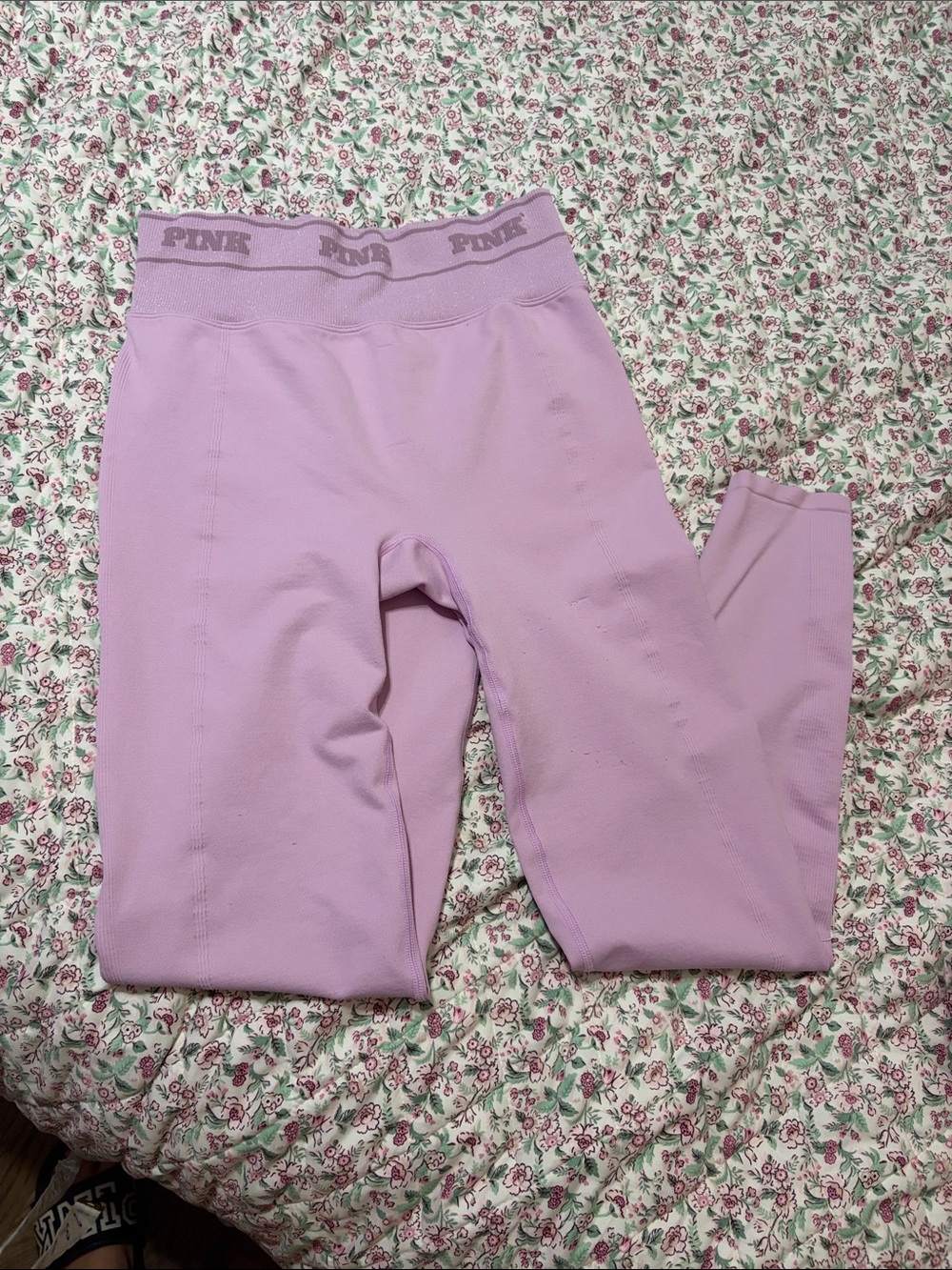 PINK Victoria's Secret Lavender Seamless Leggings